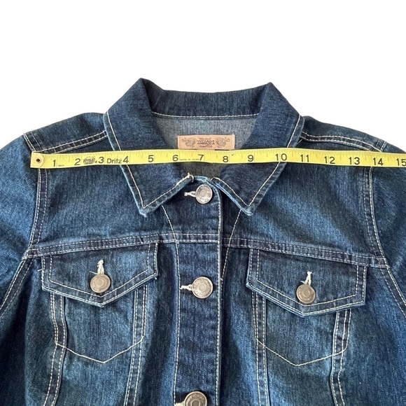 Nine West Vintage America Collection Blue Denim Jacket Size Small - Picture 14 of 15